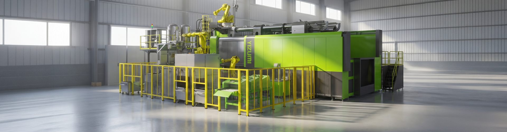 Célula completa de die casting Alltech × Yizumi