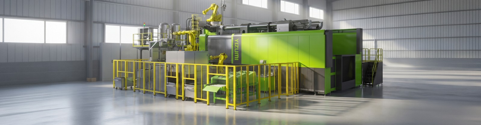 Célula completa de die casting Alltech × Yizumi